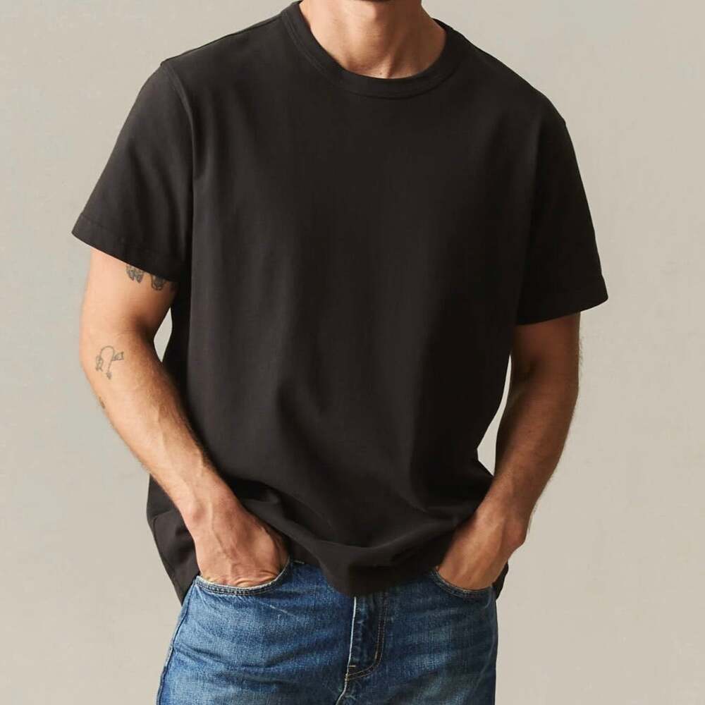 American Giant Everest Ultra Heavyweight Cotton Tee Shirt Small Black